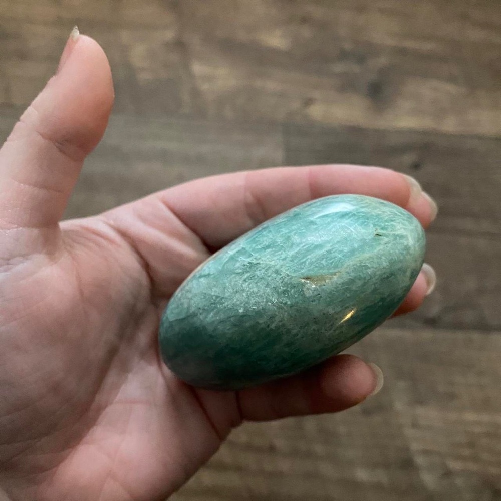 Amazonite Palmstone - Picture 5 of 5